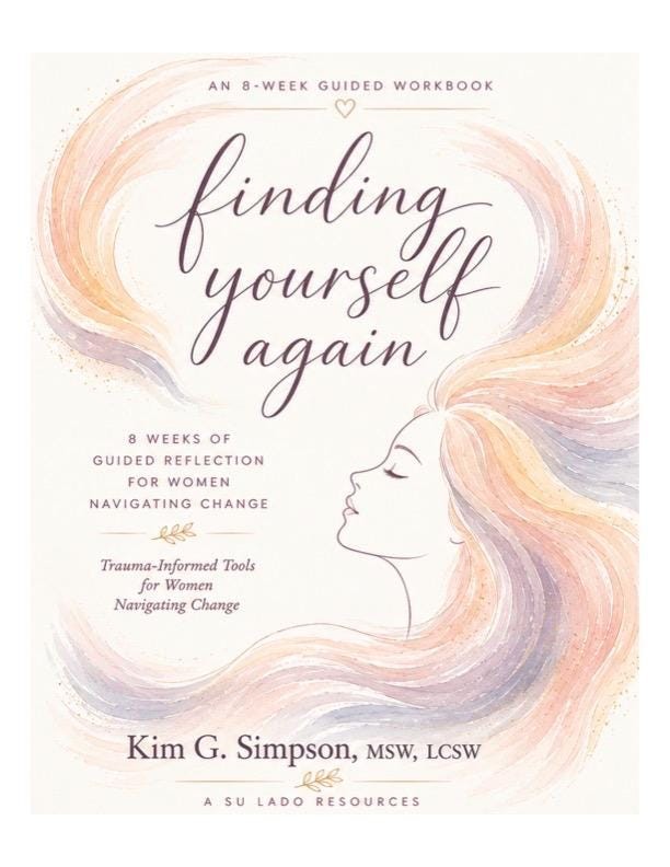 Finding Yourself Again English guided reflection workbook cover